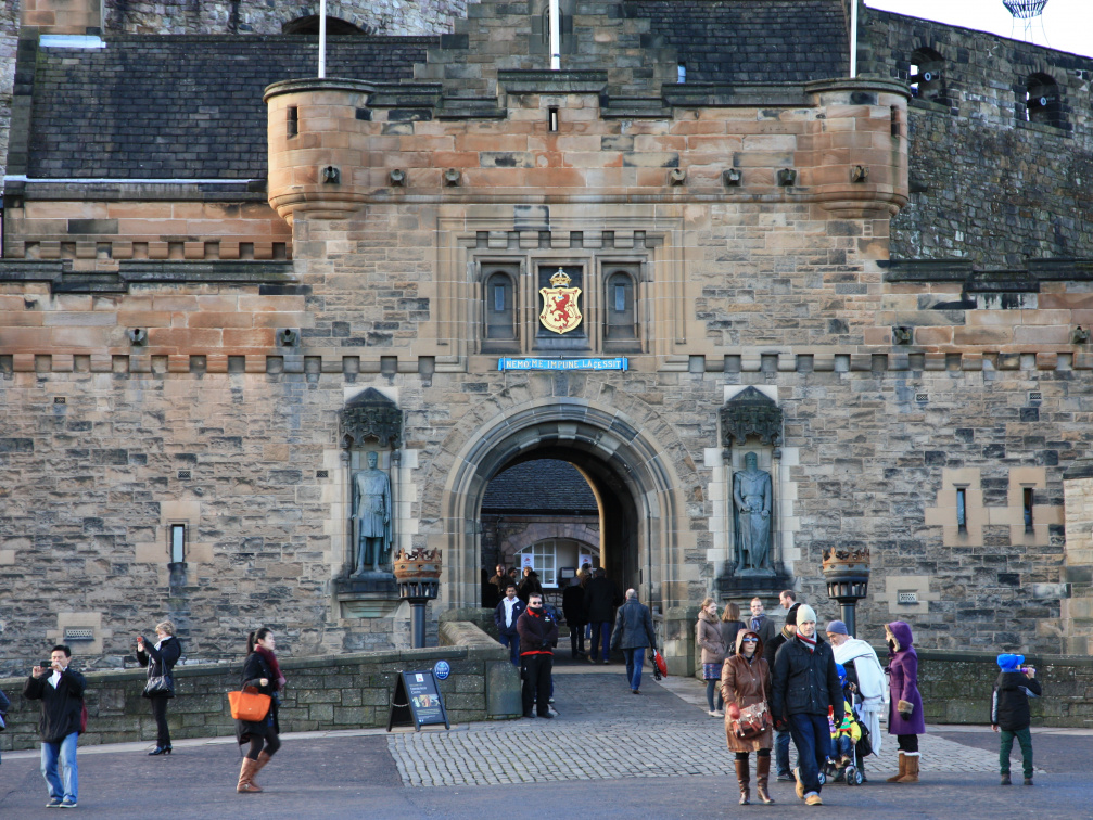 The castle entrance